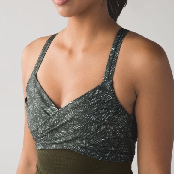 Lululemon Wrap It Up Tank green size 6 - Picture 7 of 9